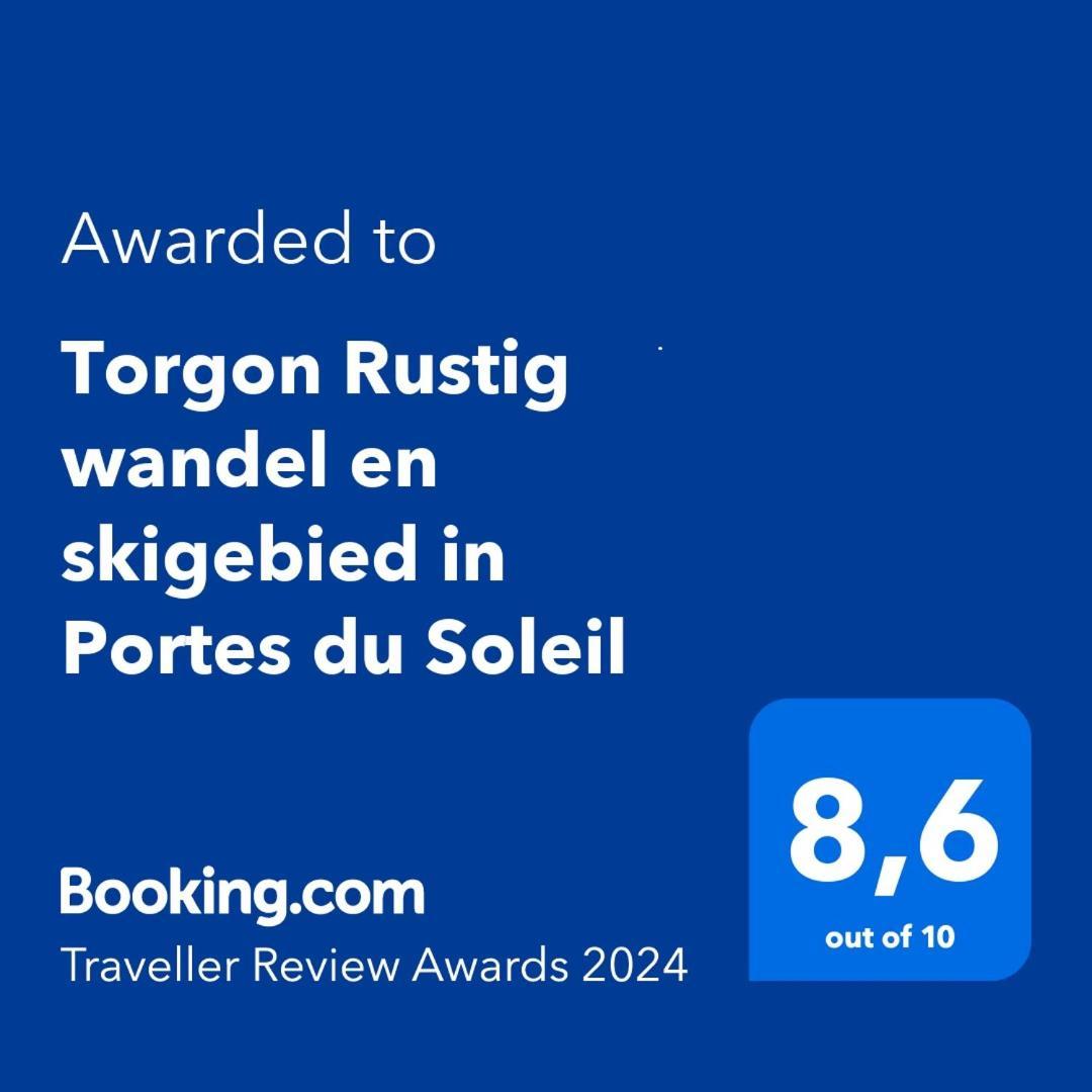 Heerlijke Wandel Of Ski Vakantie In Torgon Portes Du Soleil ภายนอก รูปภาพ